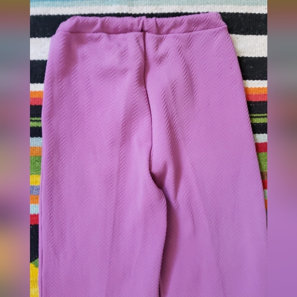 70s purple kick flare pants - Picture 4 of 6